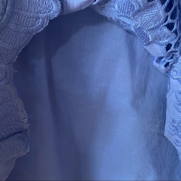 Asos Periwinkle Crochet‎ Lace Mini Dress - Picture 6 of 13